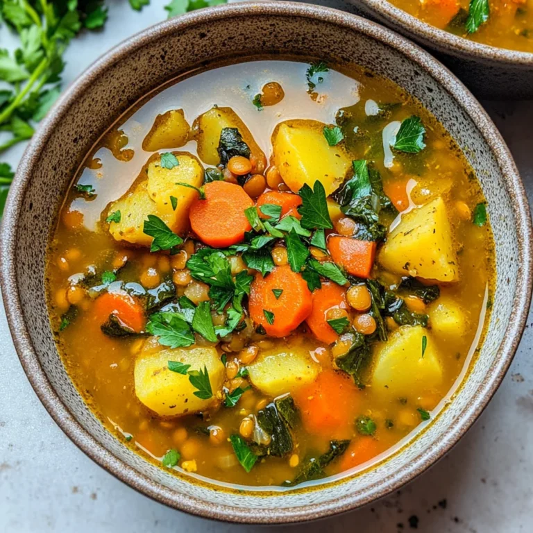 Anti-Inflammatory Veggie Soup with Turmeric