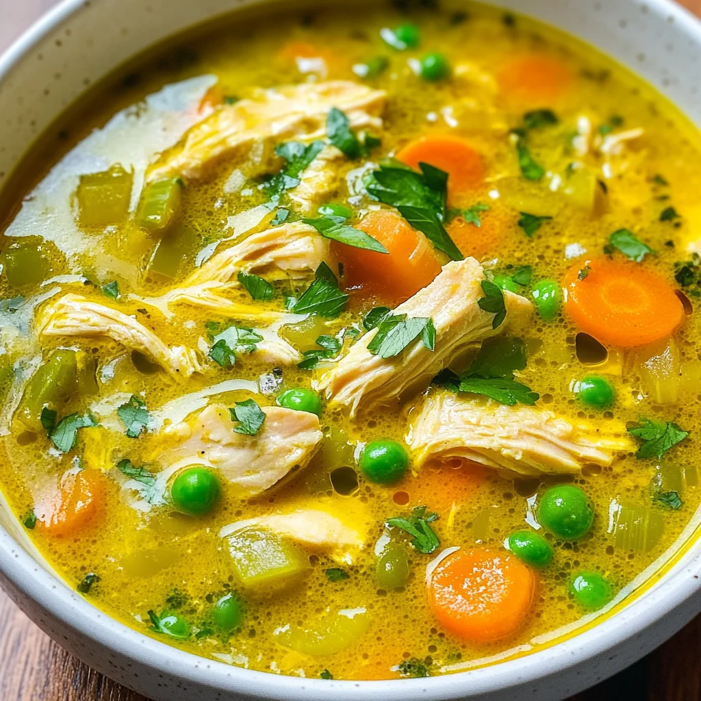 Anti Inflammatory Turmeric Chicken Soup