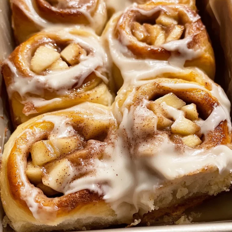 Apple Cinnamon Rolls with Apple Pie Filling