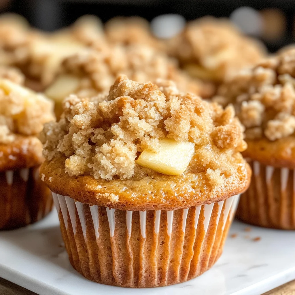 Apple Crumble Muffins