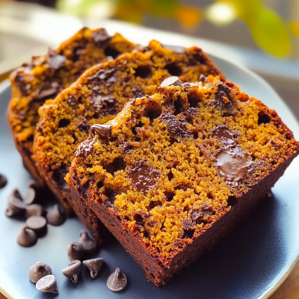 Best Chocolate Chip Pumpkin Bread