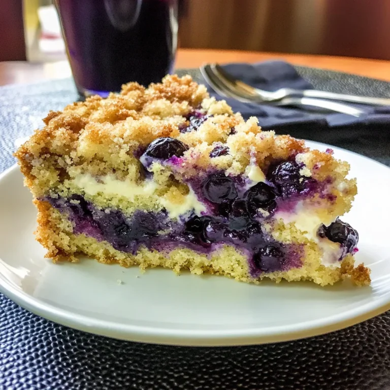 Blueberry Cream Cheese Crumb Cake