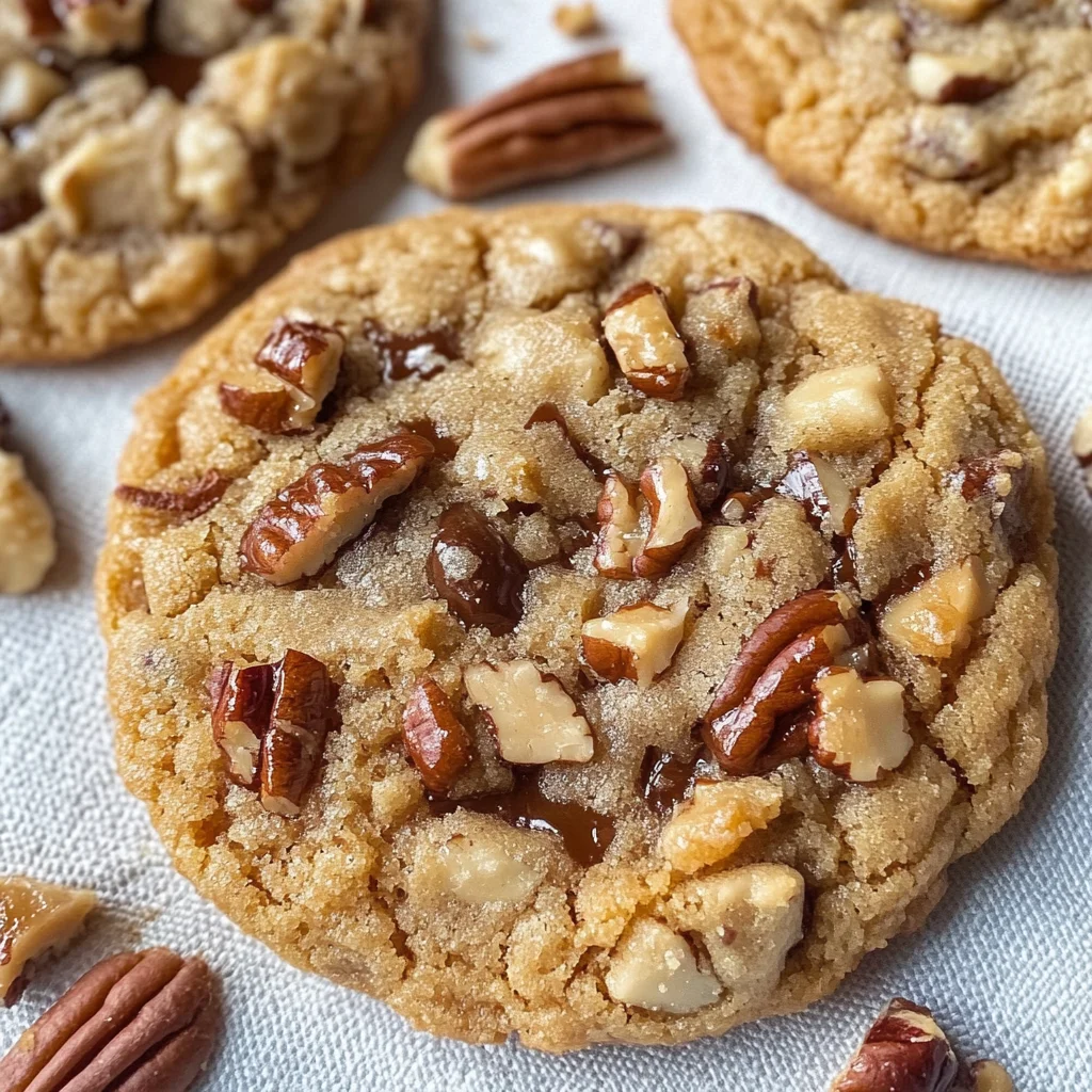 Bourbon Toffee Cookies