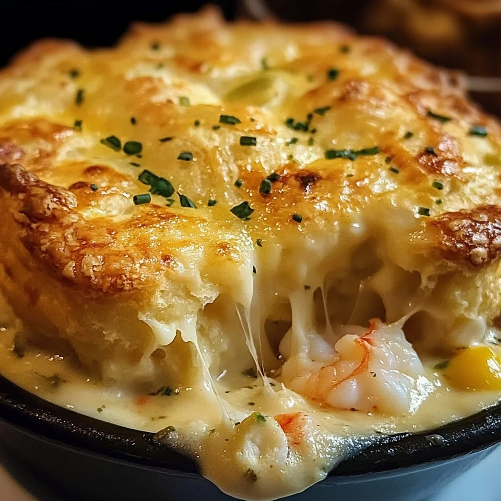 Cheddar Bay Biscuit Seafood Pot Pie: An Incredible Comforting Delight