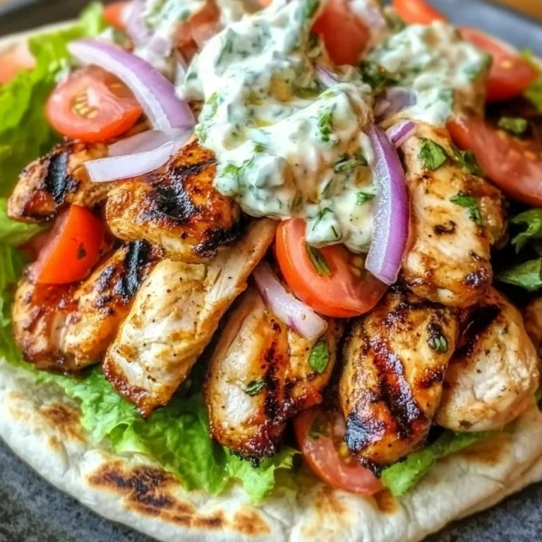 Chicken Pita Gyros