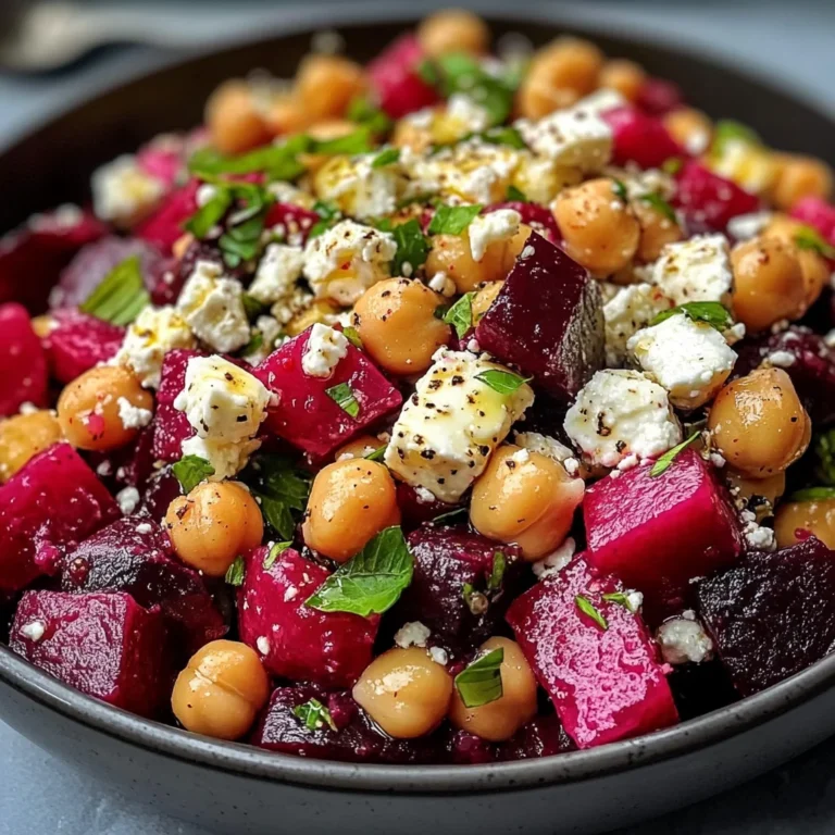 Chickpea, Beet and Feta Salad