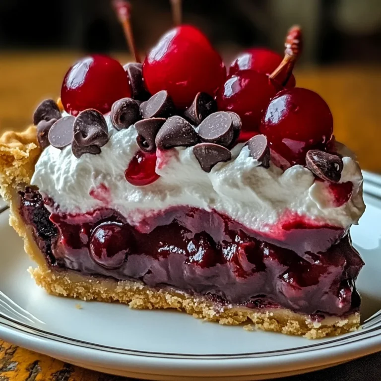 Chocolate Cherry Cream Pie