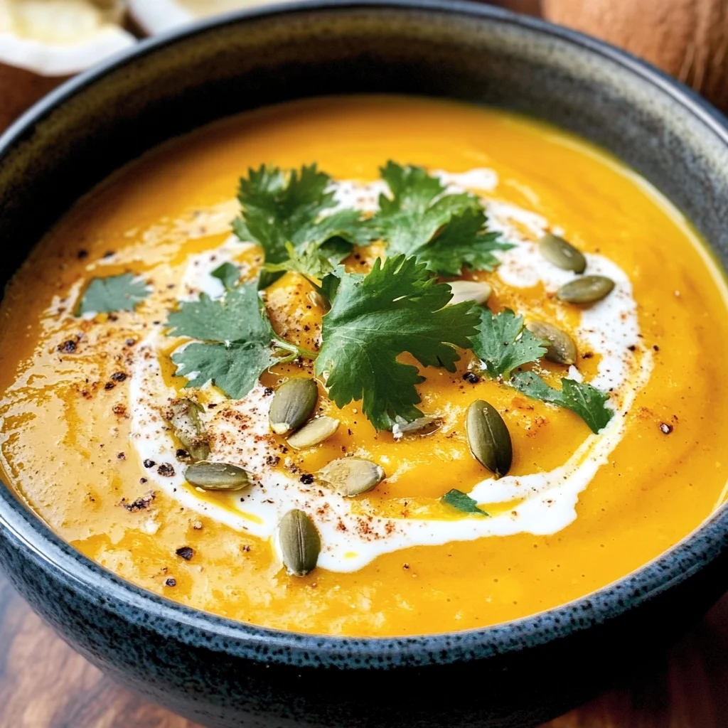 Coconut Curry Pumpkin Soup