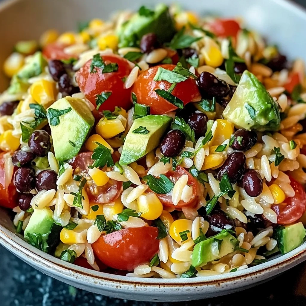 Cowboy Orzo Salad