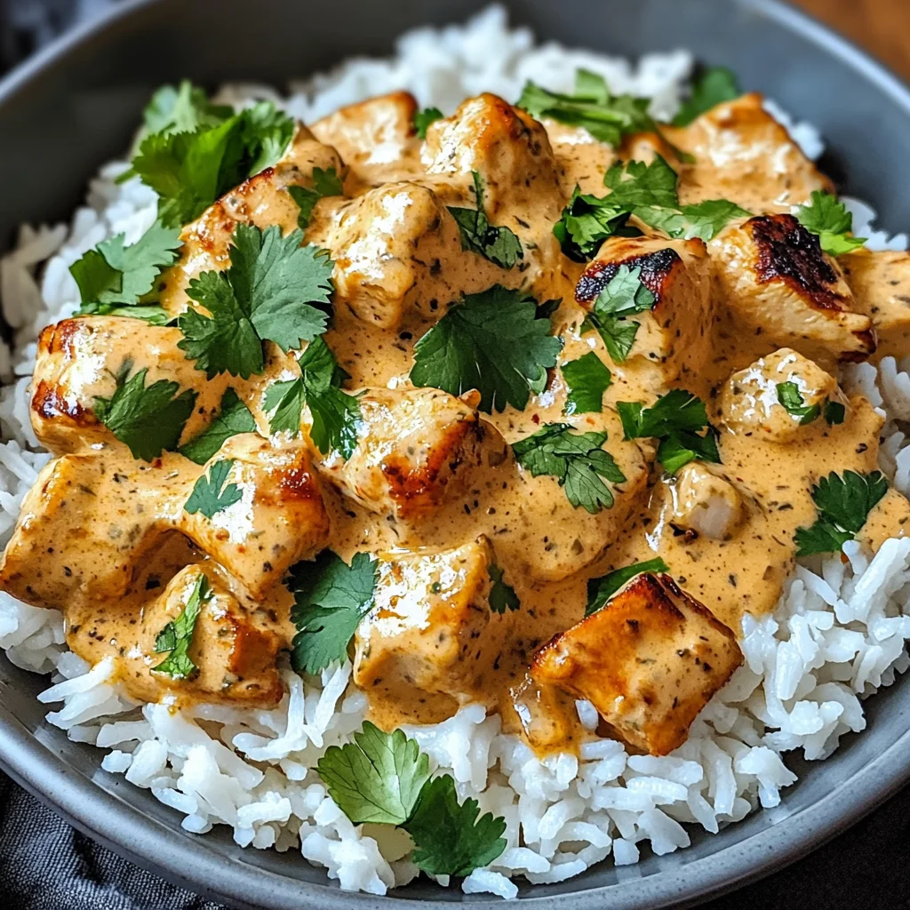 Creamy Coconut Chicken with Rice