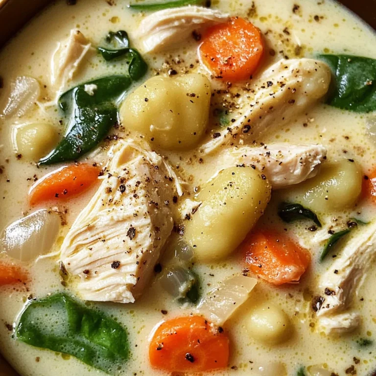 Creamy Crockpot Chicken Gnocchi Soup