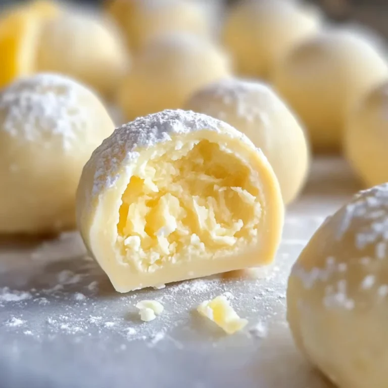 Creamy Lemon Truffles Recipe