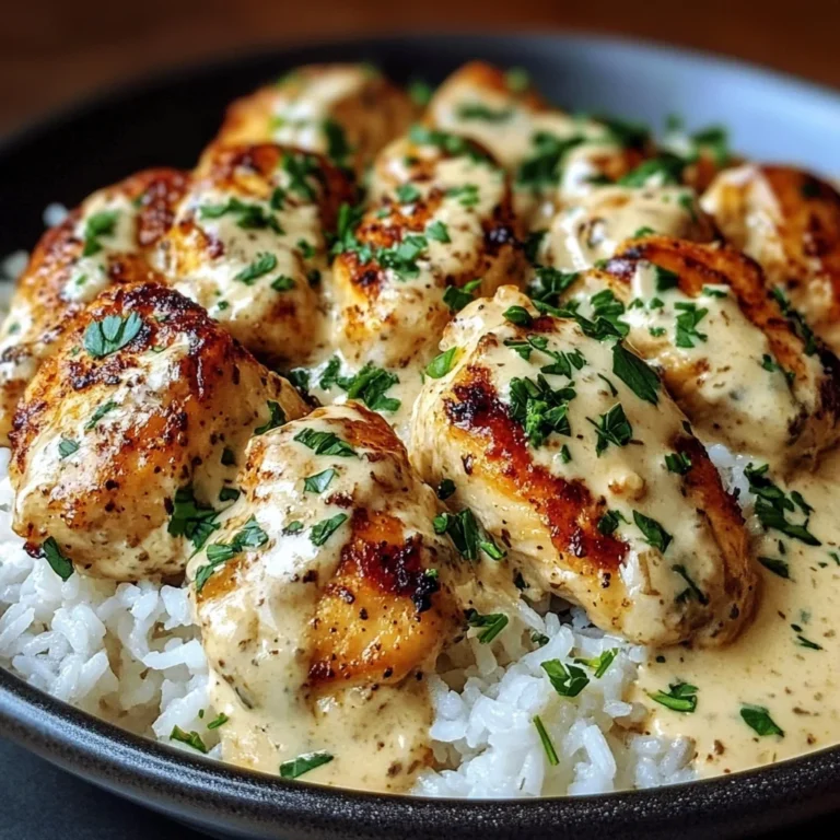 Creamy Smothered Chicken Rice