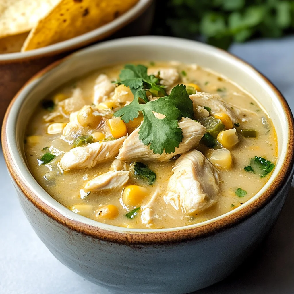 Creamy White Chicken Chili Recipe