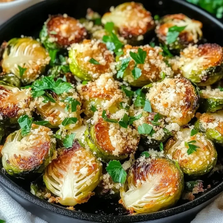 Crispy Parmesan-Crusted Roasted Brussels Sprouts