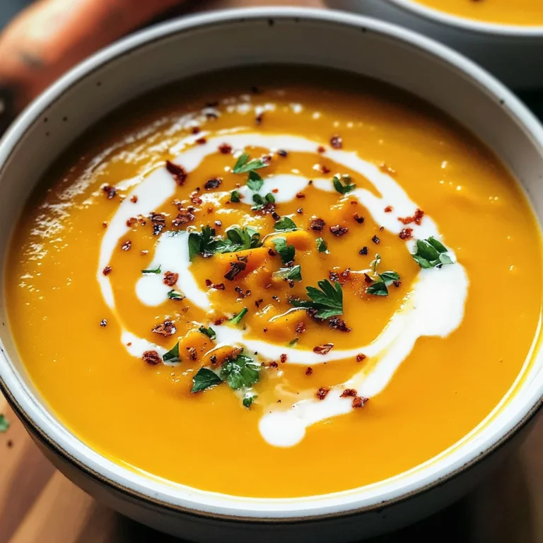 Easy Butternut Squash and Sweet Potato Soup
