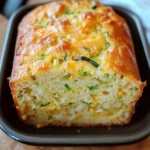 Green Onion Zucchini Cheddar Quick Bread