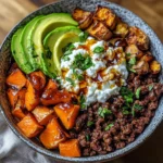 Ground Beef Hot Honey Bowl