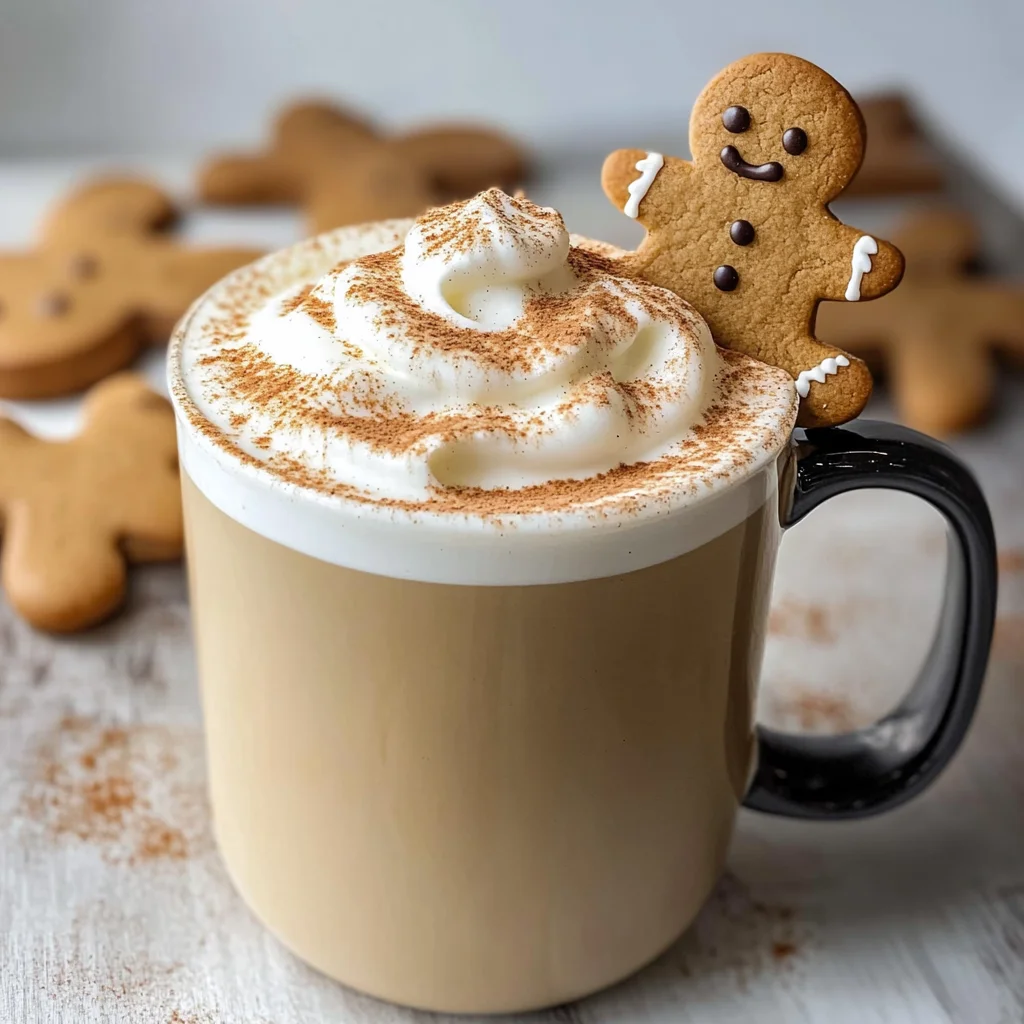 Homemade Gingerbread Latte