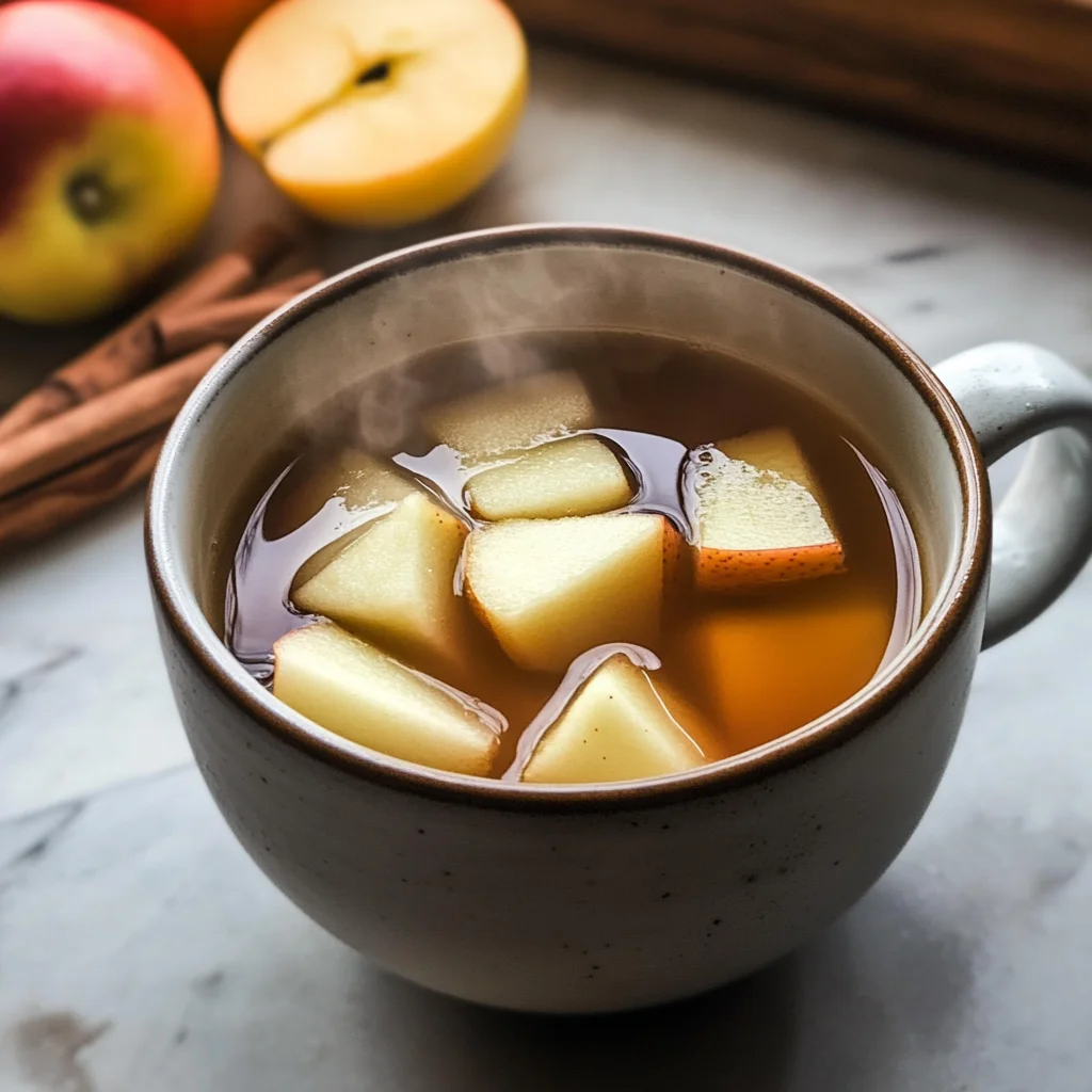 Korean Apple Tea with Ginger and Cinnamon (Saegwa Cha)