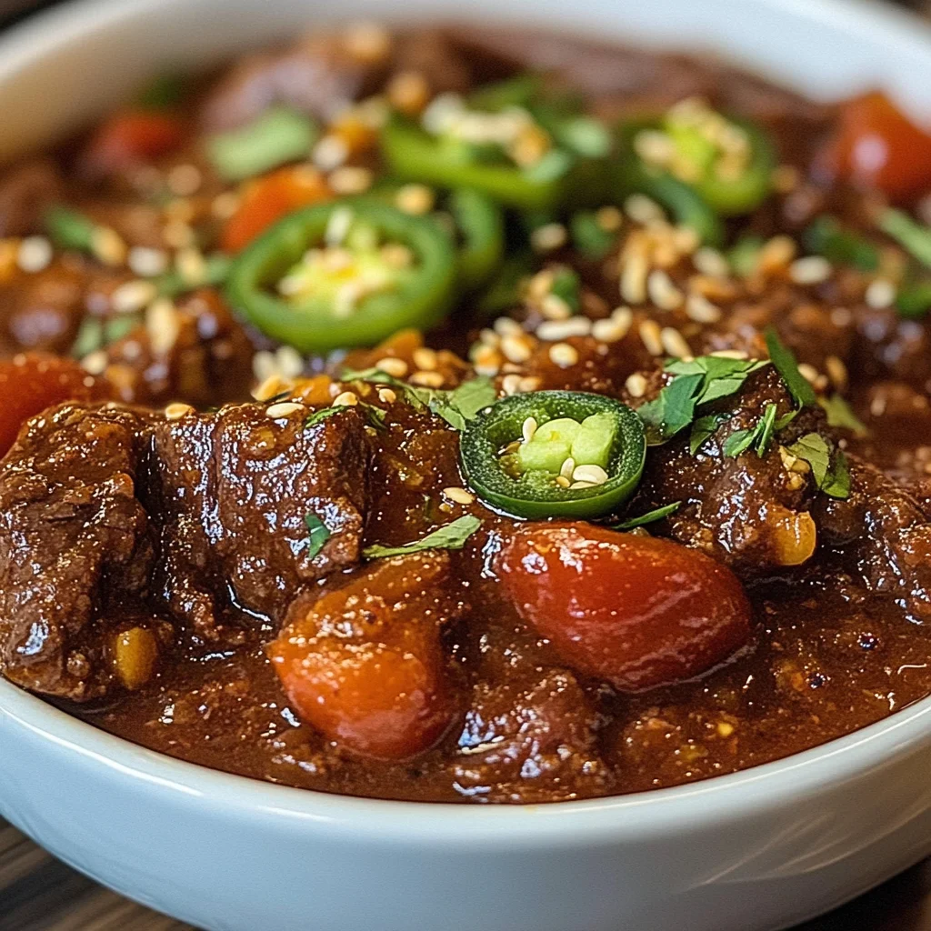 Korean Chile Con Carne