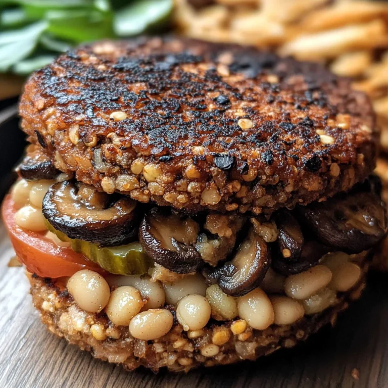 Mushroom Veggie Burgers