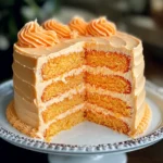 Orange Velvet Cake with Orange Cream Cheese Frosting