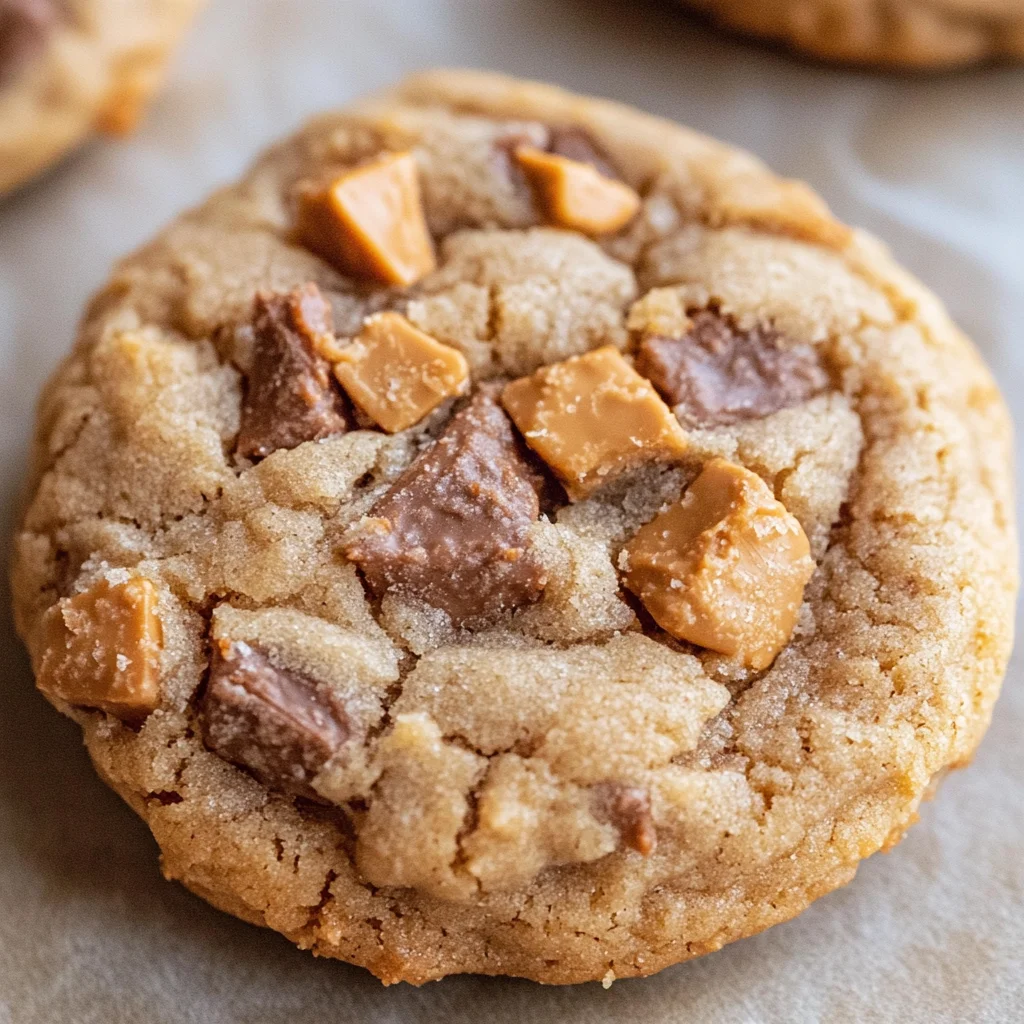 Peanut Butter Butterfinger Cookies