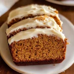 Pumpkin Bread with Cream Cheese Frosting Recipe