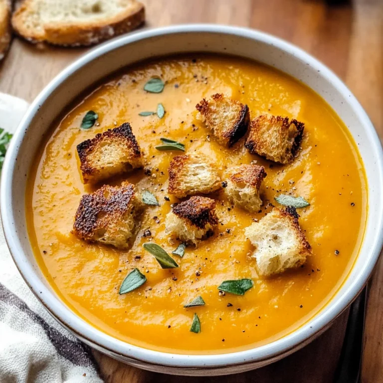 Roasted Butternut Squash Soup Recipe