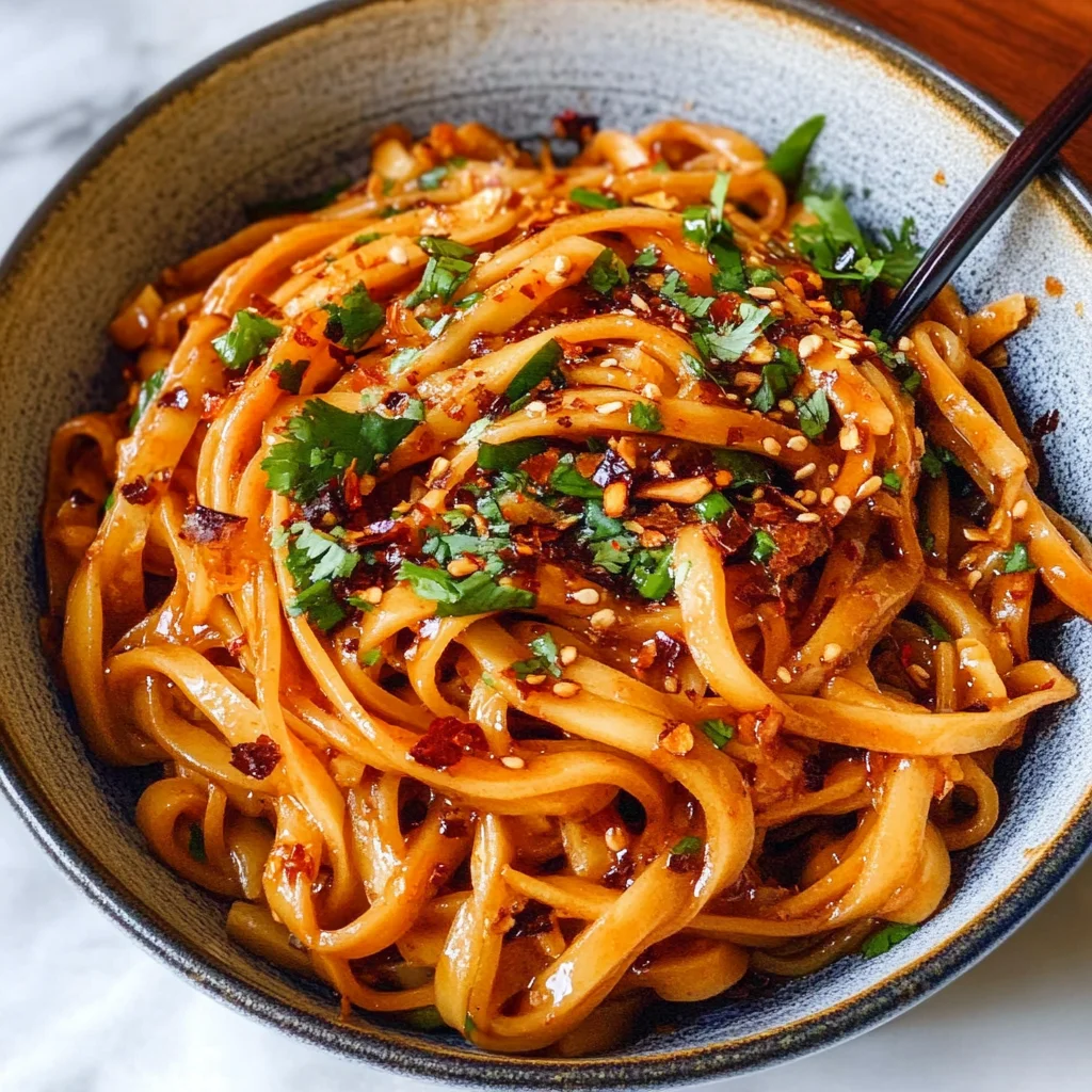 Shallot Chili Oil Noodles