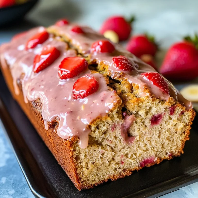 Strawberry Banana Bread Recipe