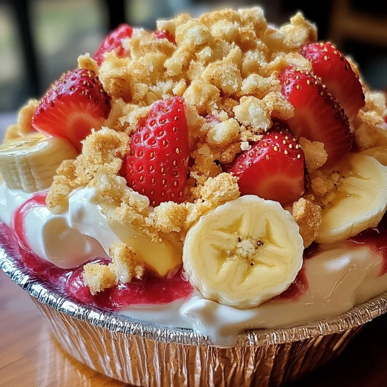 Strawberry Crunch Banana Pudding Recipe - Easy Dessert Delight