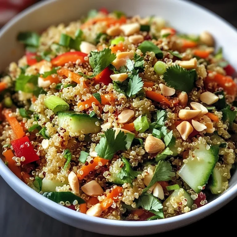 Thai Quinoa Crunch Salad: A Refreshing Healthy Delight!