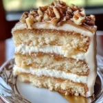 White German Chocolate Cake with Cheesecake Center