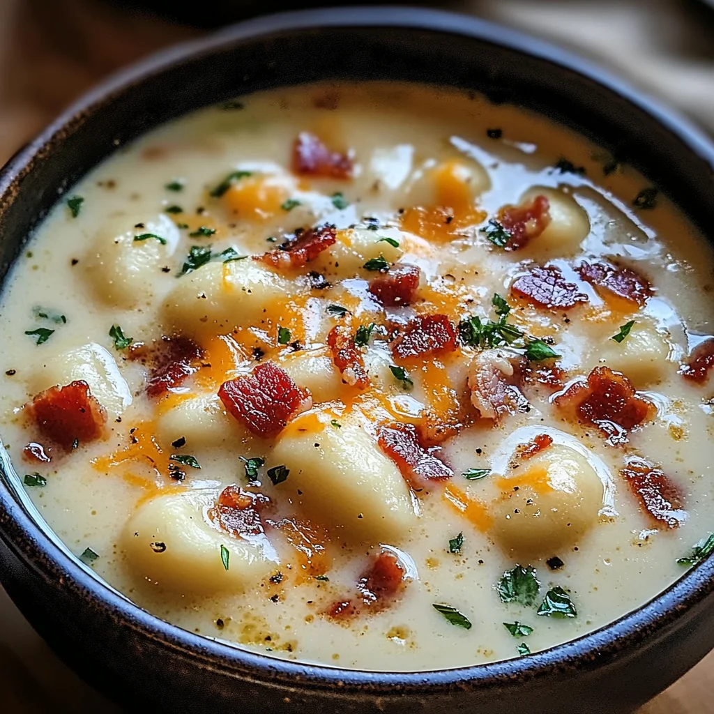 Bacon Cheddar Gnocchi Soup – A Rich and Creamy Comfort Meal