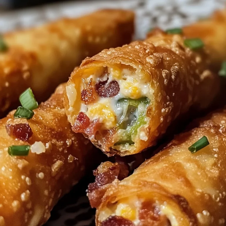 Bacon Jalapeño Eggrolls