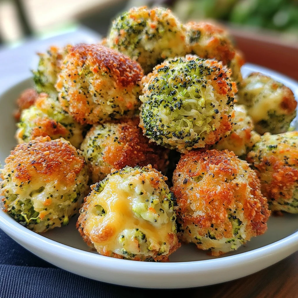 Baked Broccoli Cheese Balls