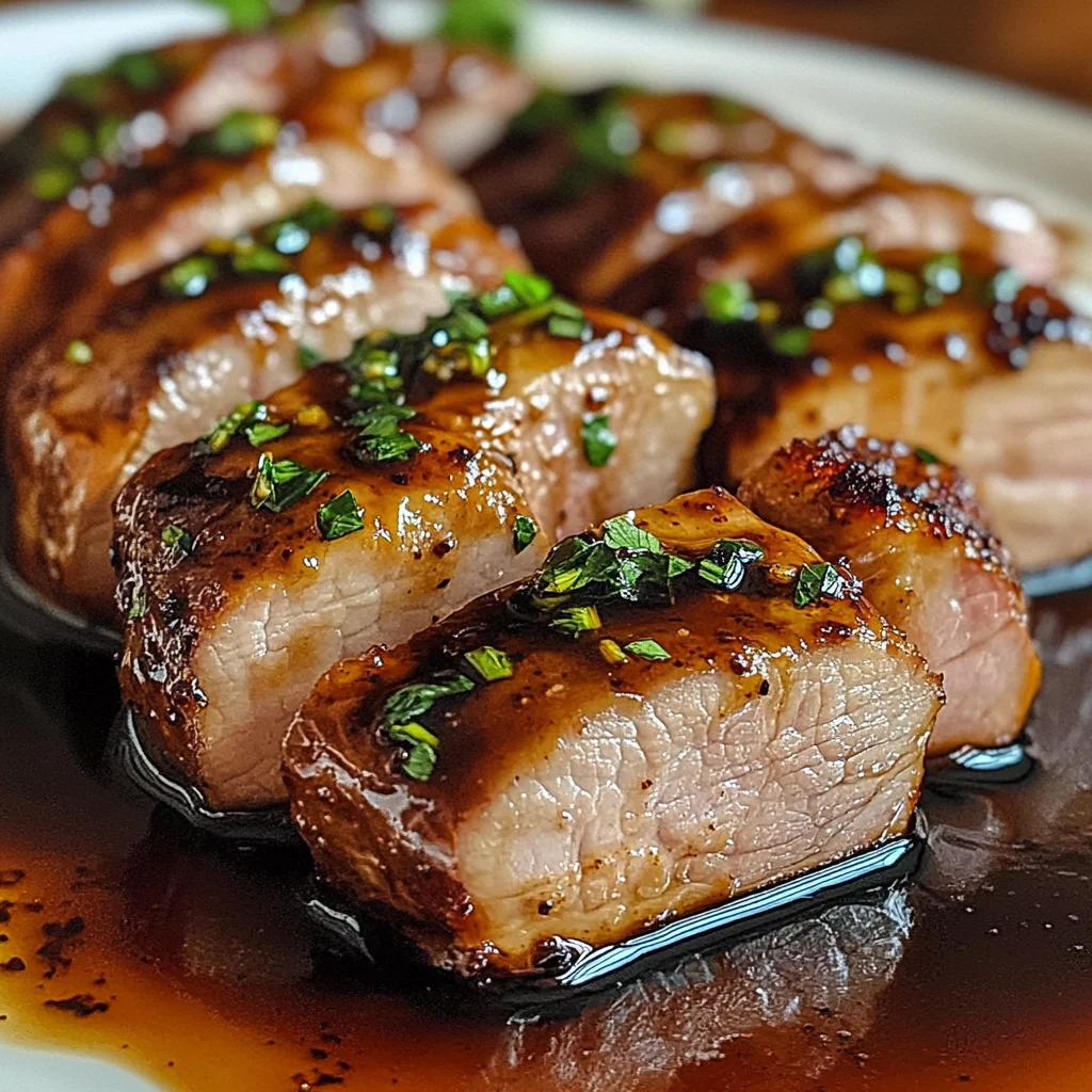 Balsamic–Glazed