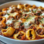 Beefy Tortellini Bake