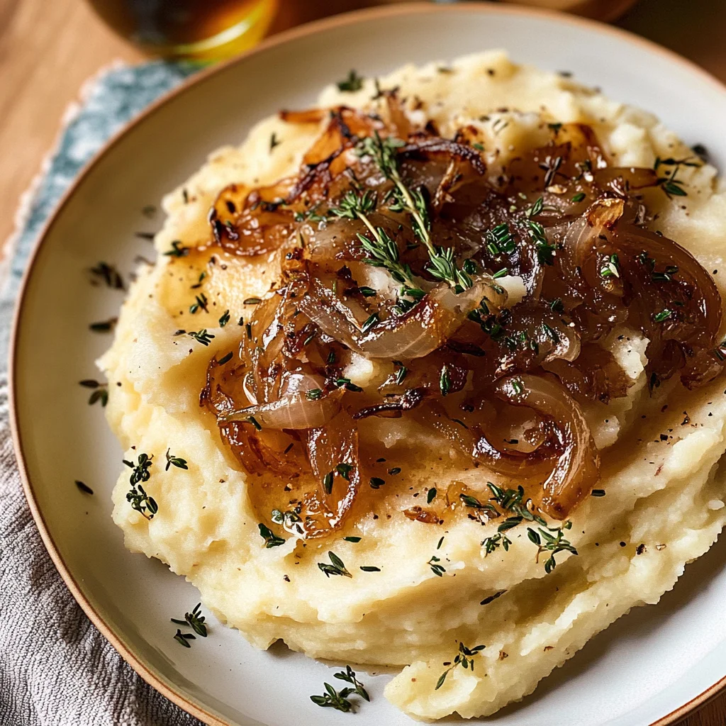 Best Ever Caramelized Onion Mashed Potatoes