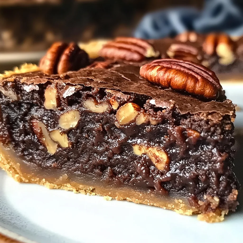 Brownie Pecan Pie