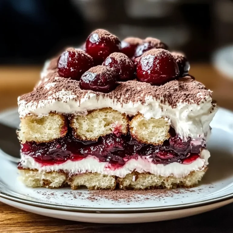 Cherry Amaretto Tiramisu