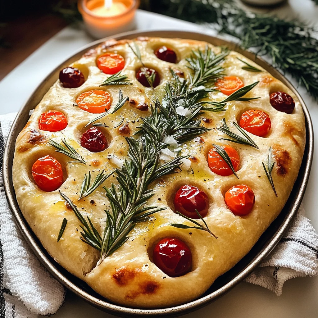 Christmas Tree Focaccia