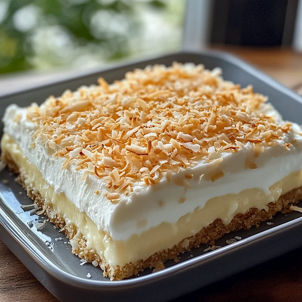 Coconut Cream Lush: A Creamy, No-Bake Dessert for Every Occasion