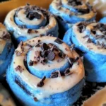 Cookie Monster Cinnamon Rolls Recipe