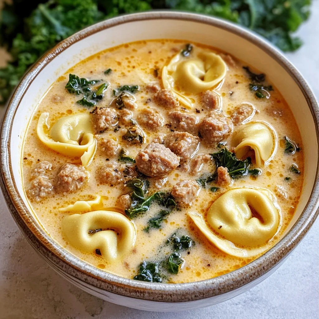 Creamy Tortellini Soup
