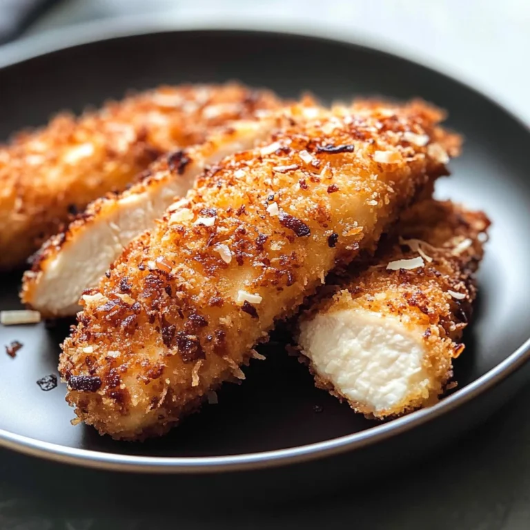 Crispy Coconut Chicken Tenders