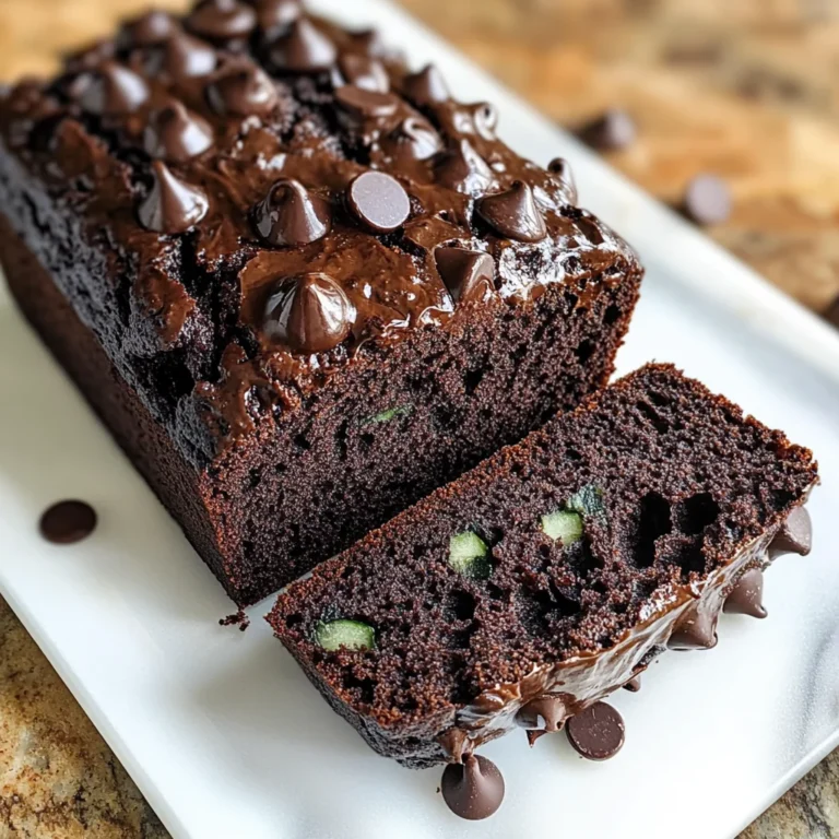Double Chocolate Zucchini Bread