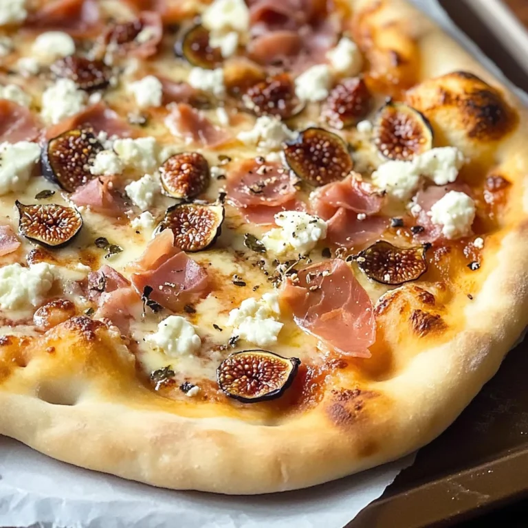 Easy 20-Minute Fig Jam Pizza with Goat Cheese and Prosciutto